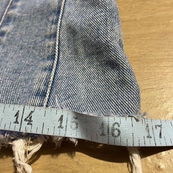 ๐HP๐Express Jeans Denim Raw Edged Jacket - Picture 8 of 10